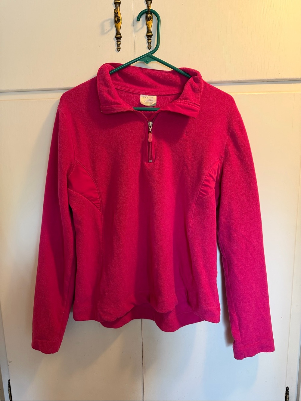 Pink Fleece Quarter zip athletic pullover 💖